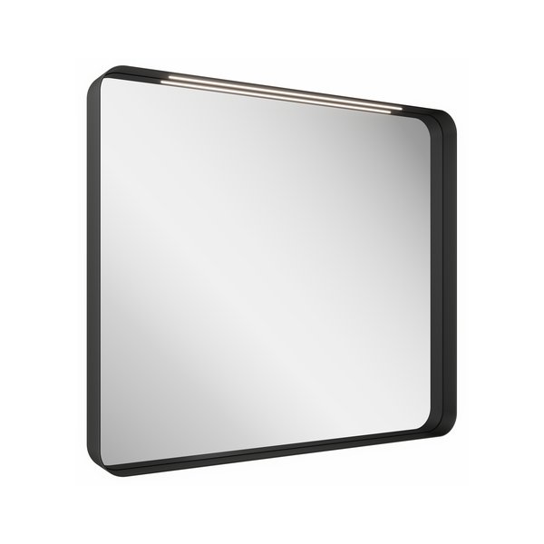 Зеркало STRIP I 500x700 черное с подсветкой